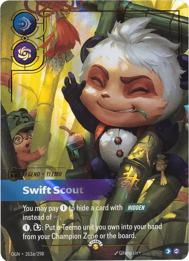 Teemo Swift Scout - OGN-263a - Promotional Cards - Riftbound card